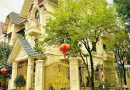 BÁN BIỆT THỰ TÂN CỔ ĐIỂN LÔ GÓC ĐỈNH NHẤT KĐT MỸ ĐÌNH 131m2 x 21,69m GÍA 35 TỶ