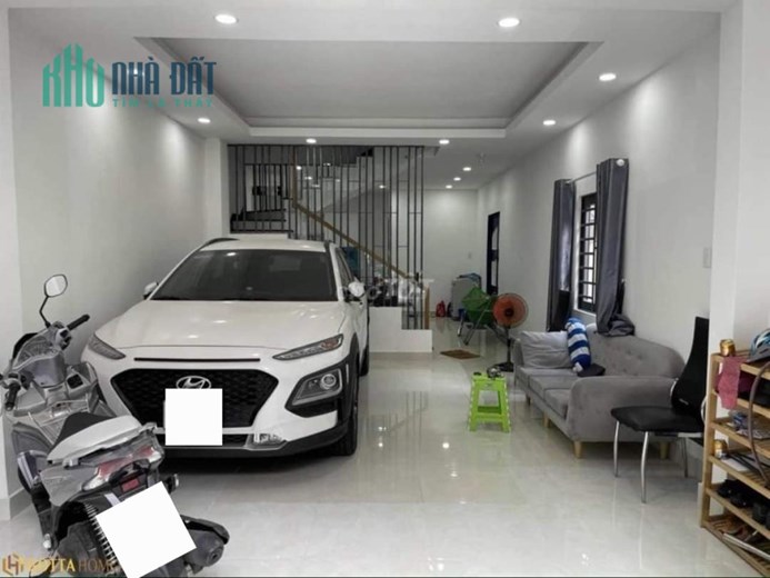 Nhà Q3, Trường Sa, 60m2, lô góc 2 MT HXT, xe hơi ngủ trong nhà, sổ vuông chuẩn
