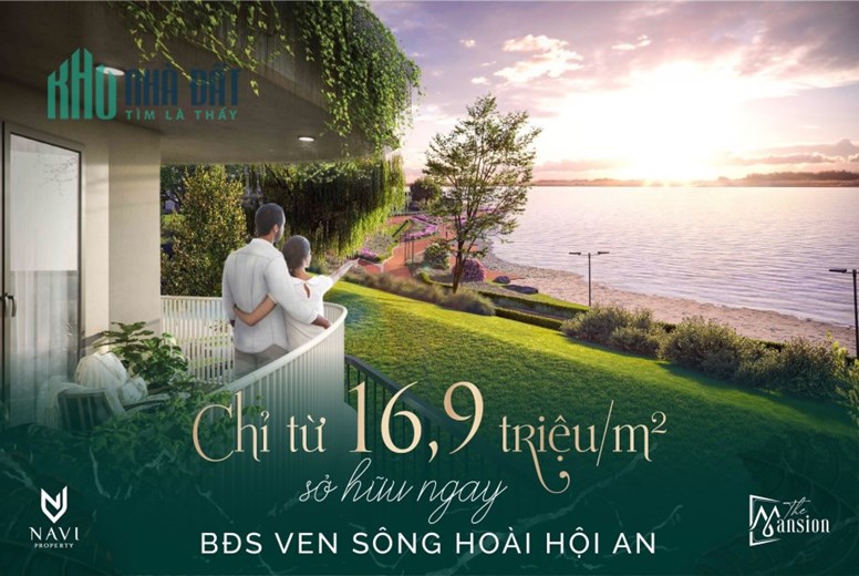 CHỈ TỪ 16,9 TRIỆU/M2 SỞ HỮU NGAY BĐS VEN SÔNG HOÀI HỘI AN