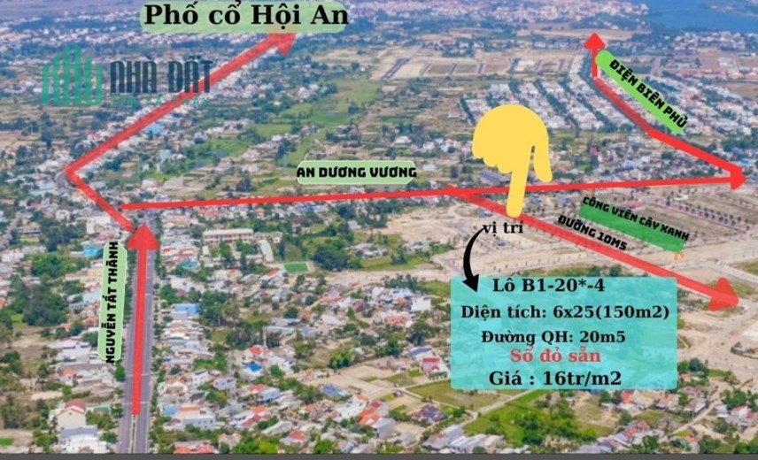 CHỈ TỪ 16,9 TRIỆU/M2 SỞ HỮU NGAY BĐS VEN SÔNG HOÀI HỘI AN