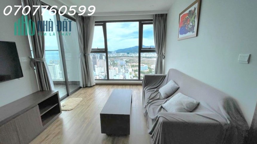 Cho thuê căn hộ Virgo 2pn, 2wc view biển, hồ bơi, gym miễn phí, giá 14tr/tháng