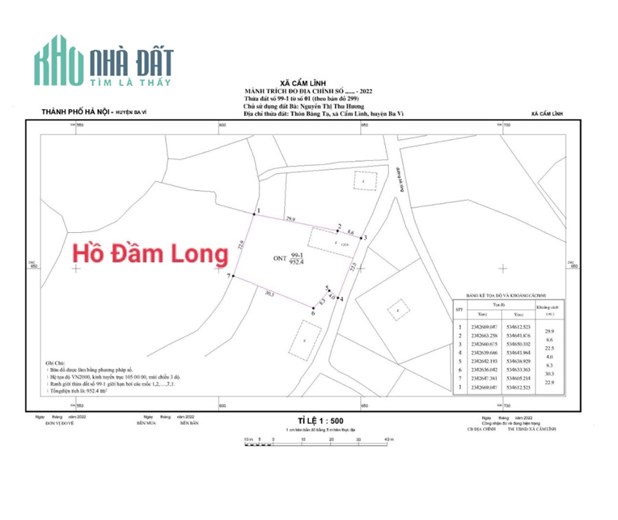 SIÊU PHẨM TRÊN  ĐẤT CẨM LĨNH - BA VÌ - HÀ NỘI