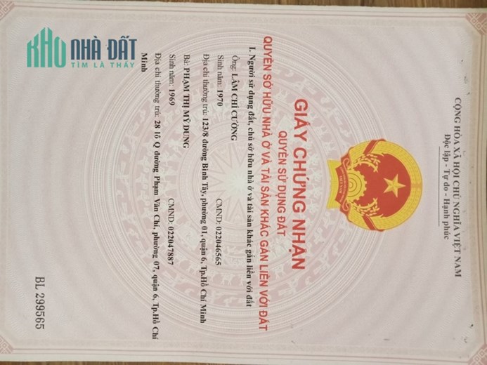 Chính chủ bán nhà riêng tại 687/24/30 Kinh Dương Vương, KP3, P.An Lạc, Q.Bình Tân, TP.Hồ Chí Minh
