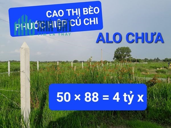 Loa Loa 1tr/m2  Phước Hiệp Củ Chi 4268m2 có 4 tỷ x