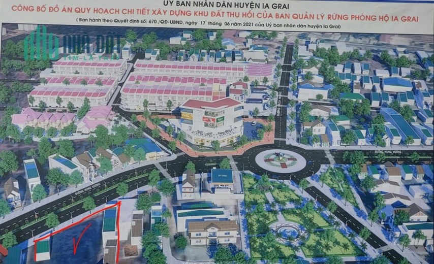 DUY NHẤT - LÔ ĐẤT 3 MẶT TIỀN Vị Trí Đẹp Tại TT Ia Kha, Huyện Ia Grai - Gia Lai
