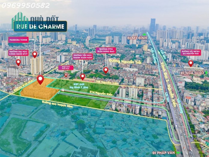 Bán nhà mặt phố Nguyễn Xiển 93 m2, cao 6 tầng, đang cho thuê 120 tr/tháng.