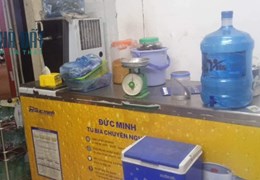 Do chuyển đổi mô hình kinh doanh nên mình dư 1 tủ bảo quản bia hơi Đức Minh ( tủ nước chứa 4 boom