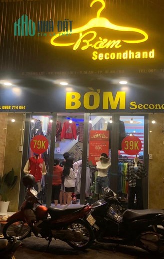 Sang Shop Secondhand Dĩ An.Mình chuyển về quê sống Nên cần sang lại mặt bằng và toàn bộ vật dụng và