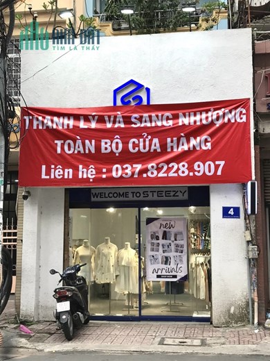 NHƯỢNG CỬA HÀNG VỊ TRÍ ĐẸP, GIÁ HỢP LÝ
