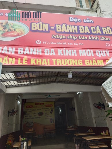 CẦN SANG NHƯỢNG QUÁN BÚN – BÁNH ĐA CÁ RÔ