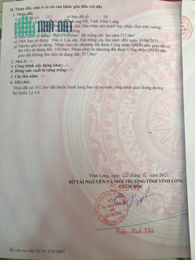 ĐẤT ĐẸP MẶT TIỀN - Cần Bán Nhanh Tại Đường 1, Xã Phú Quới, Huyện Long Hồ, Vĩnh Long