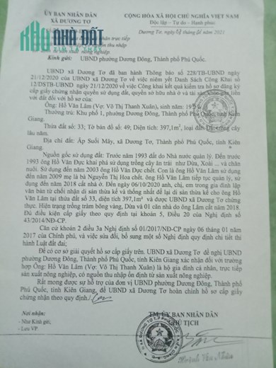 Sở Hữu Ngay Lô Đất Đẹp Tại Ấp Suối Mây, Dương Tơ, Phú Quốc, Kiên Giang