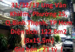 CHÍNH CHỦ BÁN NHÀ Vị Trí Đắc Địa Tại Quận Bình Thạnh-Tp Hcm