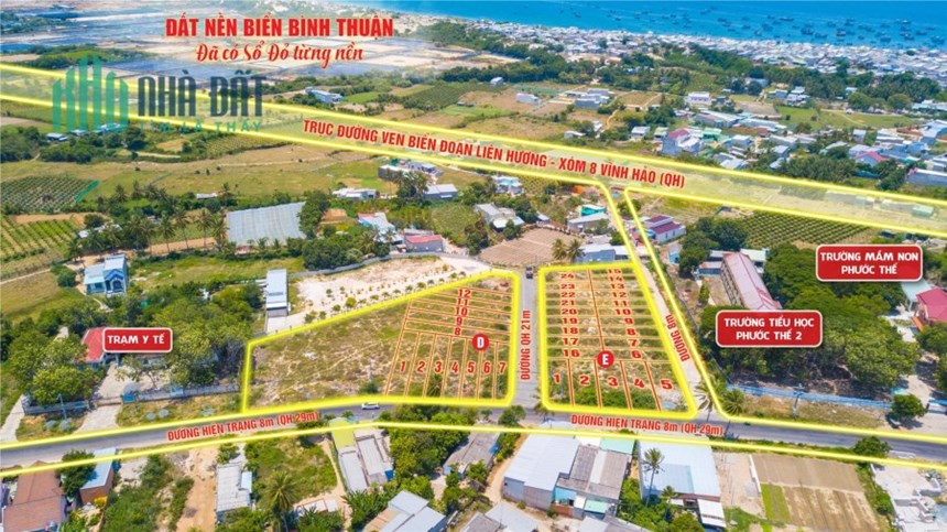 CHỈ 139 TRIỆU (10%) - Sở hữu ngay lô đất ven biển cách bãi tắm 800m tại Vĩnh Hảo – Bình Thuận