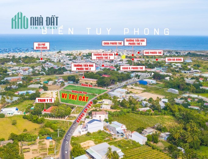 CHỈ 139 TRIỆU (10%) - Sở hữu ngay lô đất ven biển cách bãi tắm 800m tại Vĩnh Hảo – Bình Thuận