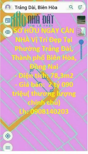 SỞ HỮU NGAY CĂN NHÀ Vị Trí Đẹp Tại TP Biên Hòa - ĐỒNG NAI