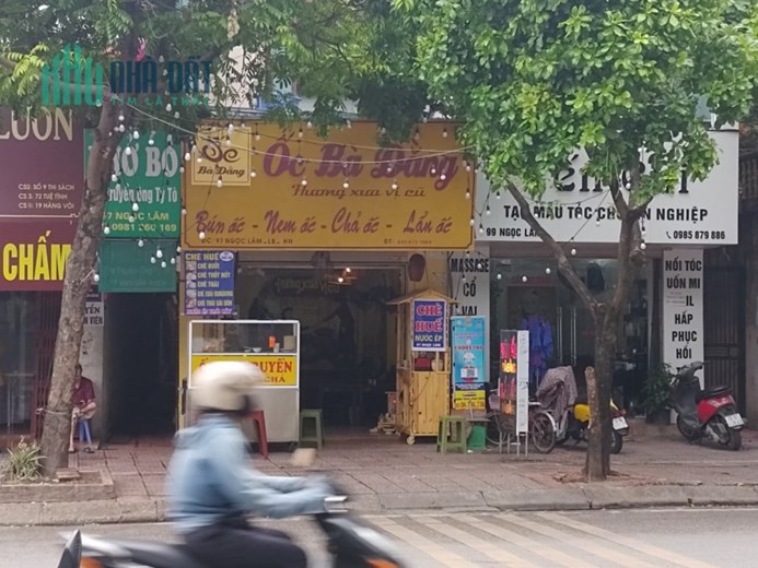 SANG NHƯỢNG MẶT BẰNG HÀNG ĂN ĐỊA CHỈ 97 NGỌC LÂM, LONG BIÊN, HÀ NỘI