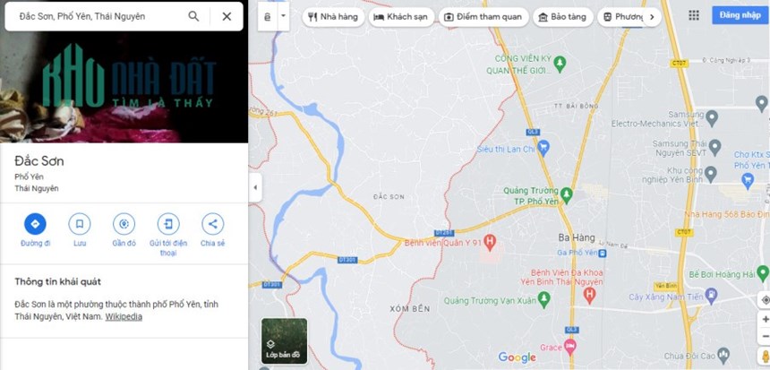 Cần bán lô đất tại Phường Đắc Sơn - Thành Phố Phổ Yên - Tỉnh Thái Nguyên.