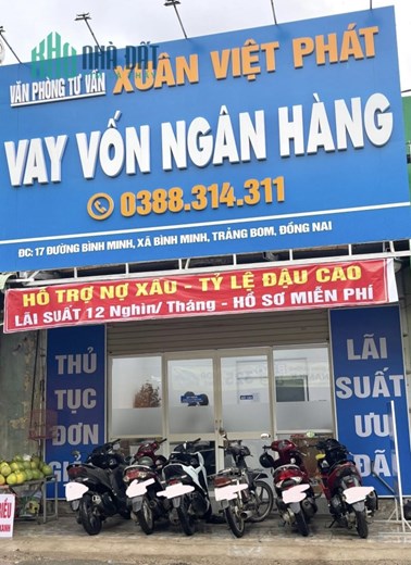 Tư vấn Vay Vốn XUÂN VIỆT PHÁT - GIẢI NGÂN Nhanh Chóng