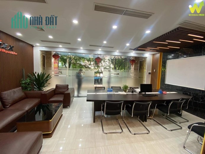 Bán Tòa Nhà Văn Phòng Phố Huỳnh Thúc Kháng 75m2, 8 Tầng thang máy Lô Góc cực Vip