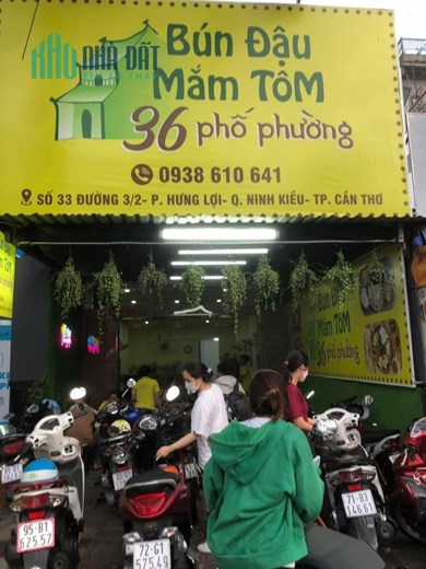 Sang quán mặt tiền đường 3/2, quán có lượng khách ổn định, do chủ quán có việc về Bắc nên sang. Và