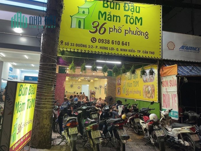 Sang quán mặt tiền đường 3/2, quán có lượng khách ổn định, do chủ quán có việc về Bắc nên sang. Và