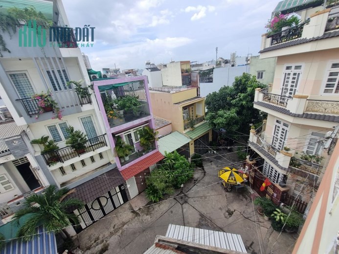 Bán nhà mặt tiền đường nhựa Giáp Tên Lửa, Quận 6, 81m2, 4 tầng, 6,1 tỷ