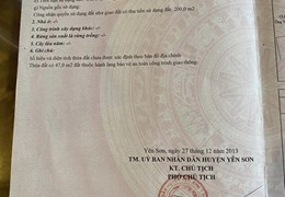 Chính chủ cần bán nhanh lô đất Thuộc  mặt đường quốc lộ Xóm 4 – Xã Trung Môn – Huyện Yên Sơn – Tỉnh