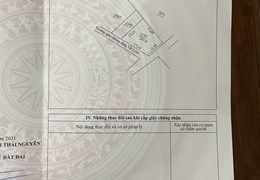 chính chủ cần bán nhanh lô đất 3 mặt thoáng Thuộc Xã Quyết Thắng - TP Thái Nguyên - Tỉnh Thái