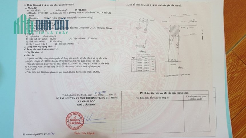 Nhà 5x20 mặt tiền hẻm 64 (439/25) đường Hồ Học Lãm, Bình Tân