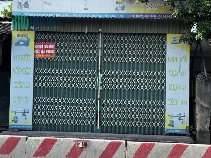 Cho Thuê Mặt Bằng Kinh Doanh Tốt Đường Điện Biên – Tp Nam Định.