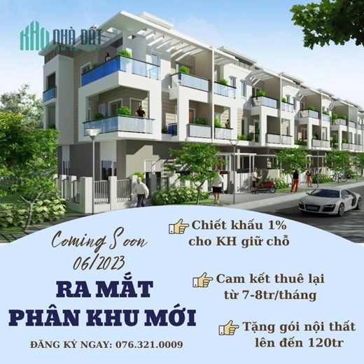 RA MẮT PHÂN KHU MỚI NGAY TTTP HUẾ GIÁ RẼ