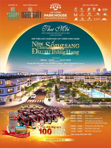 Mở bán đất nền dự án chuẩn Nhật tại Chơn Thành, cơ hội nhận phần quà lên đến 2 chiếc SH125i