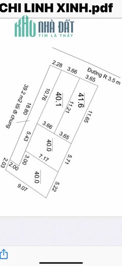 Cần bán Nhanh mảnh đất 41,6m2 Tại Đại Độ Võng La Đông Anh HN