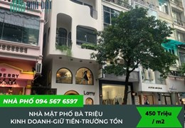 Bán nhà mặt phố quận Đống Đa