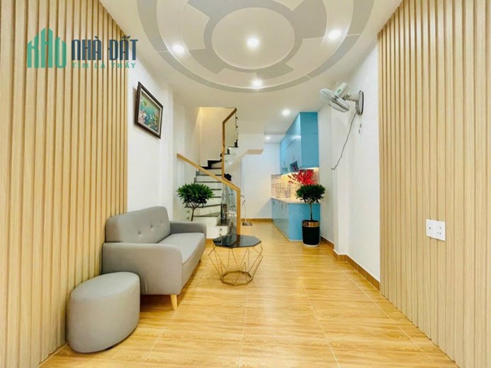 ĐƯỜNG 5M - BÁN ĐẤT TẶNG NHÀ C4 TIỆN XÂY MỚI - 87M2 - KHU PHÂN LÔ DÂN TRÍ CAO - NGANG 4.3M