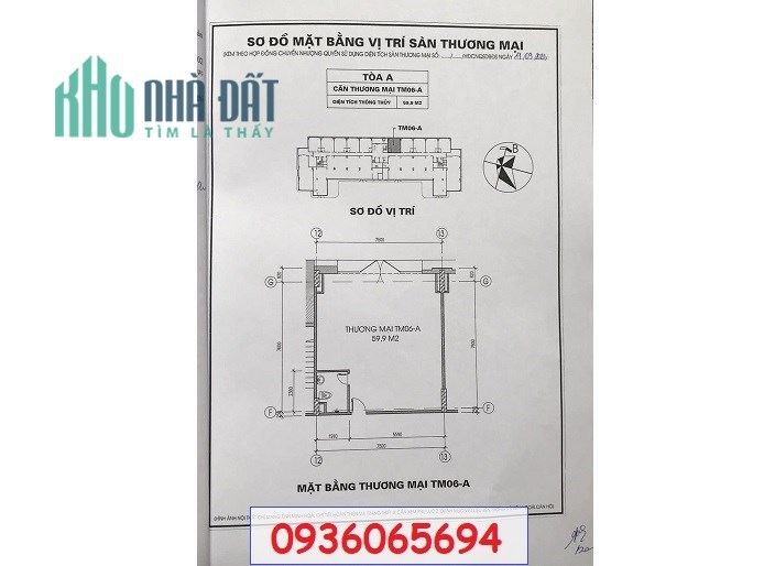 ⭐Chính chủ bán căn thương mại 06 toà A chung cư Bamboo KĐT CEO, Sài Sơn, Quốc Oai; 0936065694