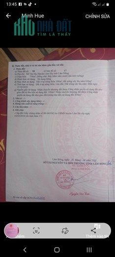 Sở Hữu Ngay Lô Đất Đẹp Vị Trí Đắc Địa Tại Xã Tân Hà, Huyện Lâm Hà, Lâm Đồng