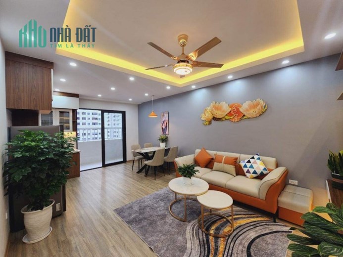 Căn hộ chung cư HH Linh Đàm 56m2 thiết kế 2pn 2vs tầng trung view thoáng mát chỉ 1 tỷ 350tr