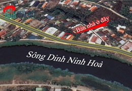 Bán nhà view sông Dinh ninh hoà , Nam Vân Phong ngang 12m cực đẹp