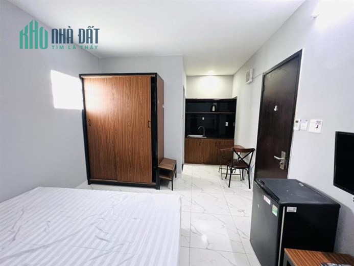 Phòng, CHDV D2(Nguyễn Gia Trí) Full nội thất 25m2