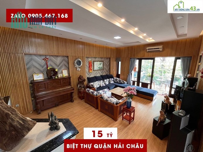 Biệt Thự tâm huyết quận Hải Châu, Đà Nẵng giá 15 tỷ để lại toàn bộ nội thất.