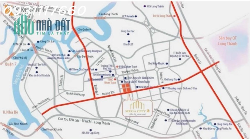 Đất chính chủ mặt tiền 25C tiếp nối vành đai 3 đi thẳng sân bay Long Thành chỉ 950 triệu