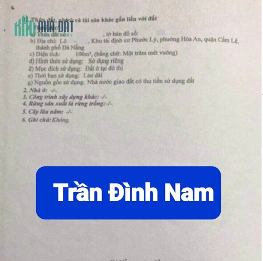 🔴💥ĐẤT ĐƯỜNG TRẦN ĐÌNH NAM - TRỤC ĐƯỜNG 10,5M THÔNG ĐINH LIỆT
