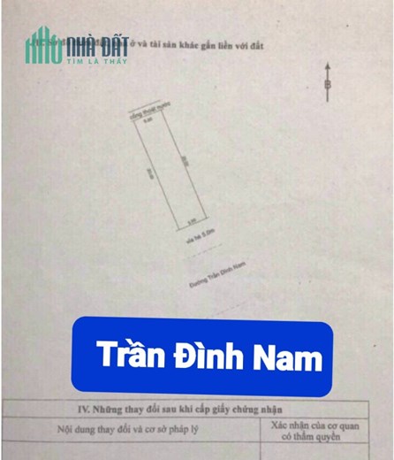 🔴💥ĐẤT ĐƯỜNG TRẦN ĐÌNH NAM - TRỤC ĐƯỜNG 10,5M THÔNG ĐINH LIỆT