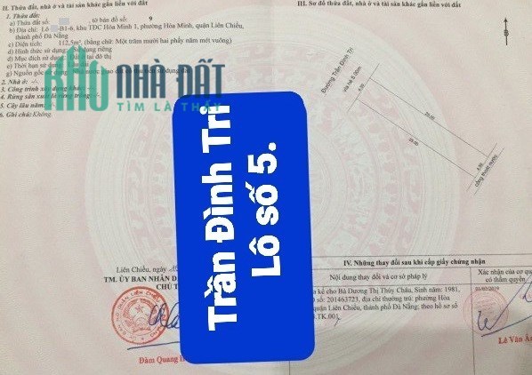 🔴💥ĐẤT ĐƯỜNG TRẦN ĐÌNH TRI -  SÁT BIỂN