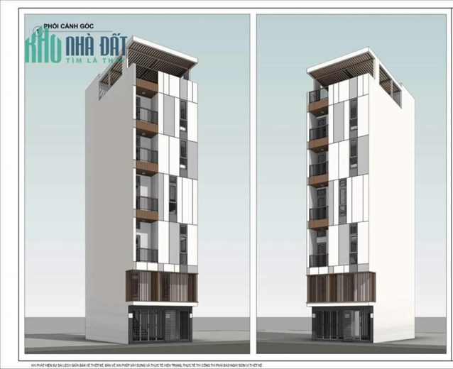 Bán tòa nhà CHDV gần sân bay, 7 tầng BTCT. Doanh thu 720tr/năm