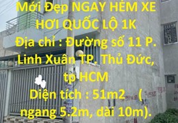 CHỈ HƠN 4 TỶ Sở Hữu Ngay Căn Nhà 2 Tầng Mới Đẹp NGAY HẺM XE HƠI QUỐC LỘ 1K