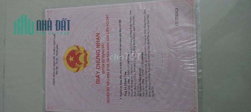 Chính chủ bán đất mặt tiền đường nhưa 4 làn