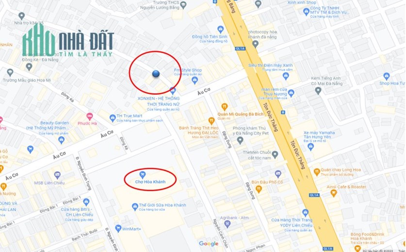 Bán nhà gác lửng đúc kiệt Ô TÔ đường Âu Cơ - Liên Chiểu - Đà Nẵng